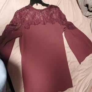 Date night dress, never worn, wine color